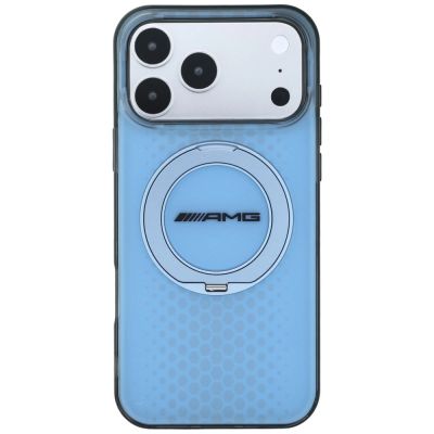 3. Mercedes AMG IML Double Layer Urban Line Hülle mit Ringständer und MagSafe-Funktion für iPhone 18 Pro Max / 17 Pro Max – blau