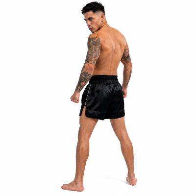 3. Schwarze Muay-Thai-Shorts für Herren V1 COMBATWEAR | DBX Bushido