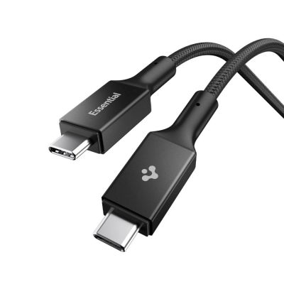 Spigen Essential EB24015CC USB-C / USB-C 240W 150cm Kabel - Schwarz