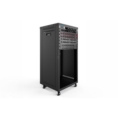20. Digitus Universal-Geräteschrank, 19 Zoll mit Rollen, 21 HE
