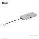4. CLUB3D CSV-1594 USB 3.2 Gen 1 (3.1 Gen 1) Typ-C Dockingstation, Schwarz, Grau