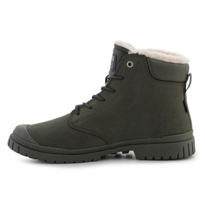 5. Palladium SP20 Cuff Leather Waterproof WL U 79067-325-M Olive Night Schuhe