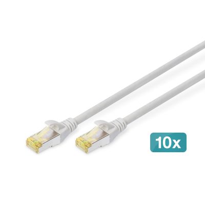 Digitus CAT 6A S/FTP Patchkabel, 10er-Pack