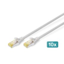 Digitus CAT 6A S/FTP Patchkabel, 10er-Pack