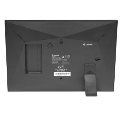 8. Denver PFF-1024BMK2 Digitaler Bilderrahmen, Schwarz, 25,6 cm (10,1") Touchscreen, WLAN