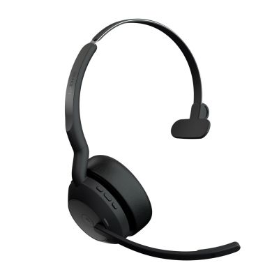 2. Jabra 25599-899-989 Kopfhörer/Headset, kabelgebunden und kabellos, mit Kopfbügel, Bluetooth-Ladestation für Büro/Callcenter, Schwarz