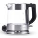 7. SEVERIN Wasserkocher, Glas und Stahl, Fassungsvermögen 1 l, verdeckte Heizung, Antikalkfilter, Kontrollleuchte, Leistung 2200 W WK3468