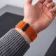 5. Tech-Protect NylonLoop Armband für Garmin Fenix 5X / 5X Plus / 6X / 6X Pro / 7X / 8 / 8 Pro / 9 / 9 Pro (51 mm) – Orange