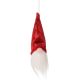 6. Dekorativer Anhänger Weihnachtsmann 11 cm Rot