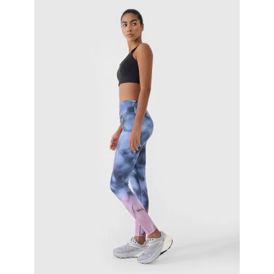 4. 4F Trainingsleggings mit hoher Taille für Damen 4FRSS25TFTIF408-91A