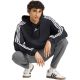 6. adidas Essentials Herren-Hoodie mit 3 Streifen aus French Terry, Schwarz, KY6605