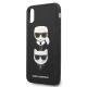 3. Karl Lagerfeld Saffiano Karl&Choupette Head Case für iPhone XS Max – Schwarz