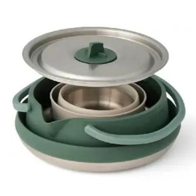 6. SEA TO SUMMIT Detour Edelstahl-Wasserkocher-Set