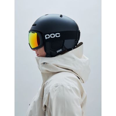 7. POC Fovea Skibrille Schwarz Kat.2