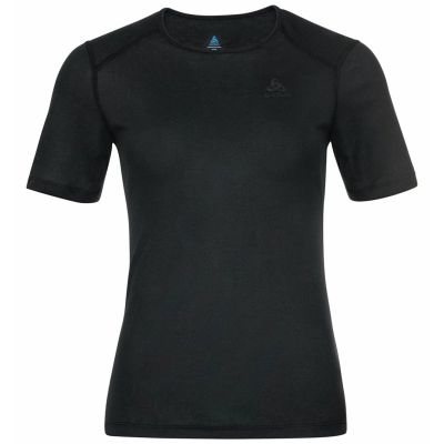 Odlo BL TOP Crew Neck S/S ACTIVE WARM ECO Damen T-Shirt Größe S Schwarz