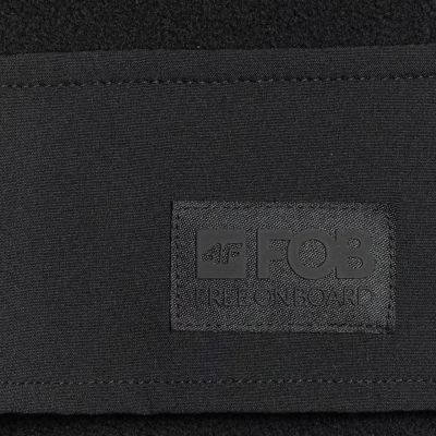 15. Herren-Fleece-Sweatshirt 4F M427 Tiefschwarz 4FWAW25TFLEM427 20S