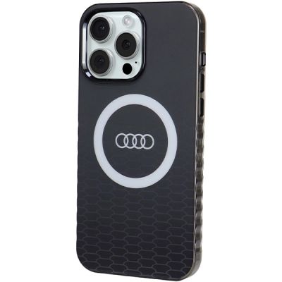 2. Audi IML Big Logo MagSafe Hülle für iPhone 15 Pro Max – schwarz