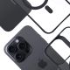 15. 3mk Satin Armor MagCase Hülle mit MagSafe für iPhone 15 Pro Max – transparent mit schwarzem Rahmen