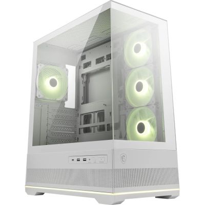 2. MSI MAG PANO 110R PZ WHITE Midi-Tower-Computerhalterung & -Schutzhüllen Weiß