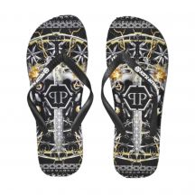 Philipp Plein M IMPS901 Herren-Flip-Flops
