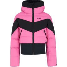 Rosa Skijacke/Snowboardjacke mit Kapuze und Reißverschluss für Kinder PROTEST Prtmilou