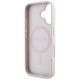 7. Guess 4G Circle Classic Logo MagSafe iPhone 16 Hülle - Rosa