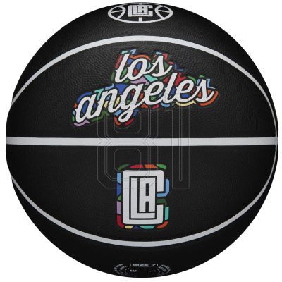 2. Wilson NBA Team City Collector Los Angeles Clippers Ball WZ4016413ID Basketball
