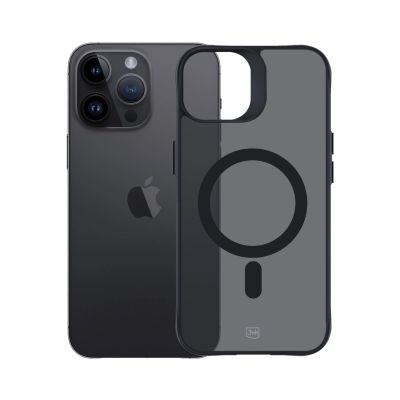 9. 3mk Smoke MagCase Hülle mit MagSafe für iPhone 14 Pro – durchscheinend