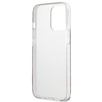 7. Guess GUHCP13LHSLEOR iPhone 13 Pro / 13 6.1" rot/roter Hardcase Leopard