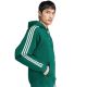5. Herren-Sweatshirt adidas Essentials 3-Stripes Fleece Hoodie grün KZ1413