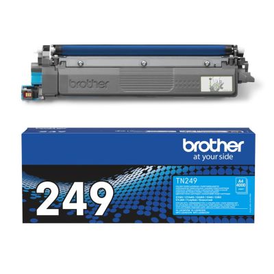 2. Brother TN-249C Tonerkartusche, 1 Stück, Original Cyan