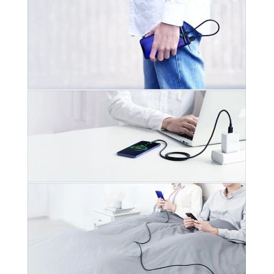 16. Ugreen US287 60117 USB-A/USB-C 3A Kabel 1,5 m – Schwarz