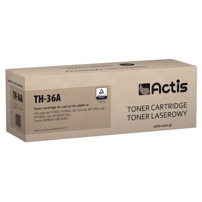 Actis TH-36A Toner (ersetzt HP 36A CB436A, Canon CRG-713; Standard; 2000 Seiten; schwarz)