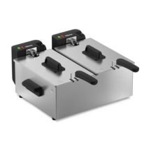 Tristar Doppelfritteuse | FR-9342 | Leistung 3600 W | Fassungsvermögen 6 l | Silber