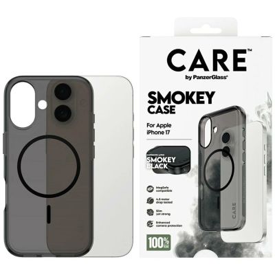 CARE by PanzerGlass Flagship Urban Explorer Case mit schwarzem MagSafe für iPhone 17 - Schwarz