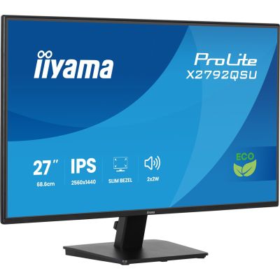 4. iiyama ProLite X2792QSU-B1 Computermonitor 68,6 cm (27") 2560 x 1440 px Quad HD LED Schwarz