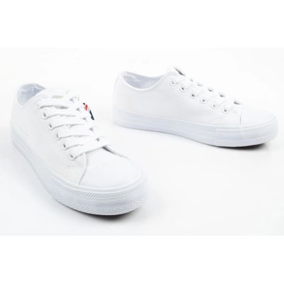 7. Lee Cooper Damen-Sportschuhe, Sneaker, modisch, weiß, bequem