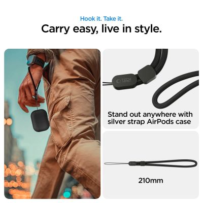 10. Tech-Protect NaturalFit Hülle für AirPods Pro 3 – Schwarz