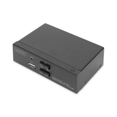 10. DIGITUS KVM-Switch mit 2 HDMI-Anschlüssen, 4K 30Hz DS-12870