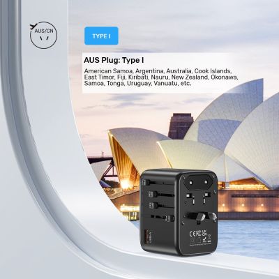 23. UNITEK Reiseladegerät EU/US/UK/AUS GAN PD 65W