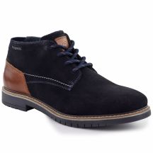 Herren-Ankle-Boots aus Wildleder, marineblau, Bugatti 331-8373H-1400