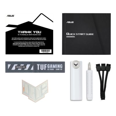 11. ASUS TUF Gaming TUF-RTX5070TI-O16G-WHITE-GAMING NVIDIA GeForce RTX 5070 Ti 16 GB GDDR7