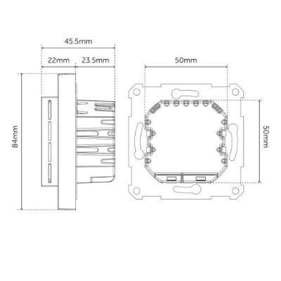 8. Heatit WiFi6 Weiß RAL 9003 WLAN-Thermostat 3600W 16A
