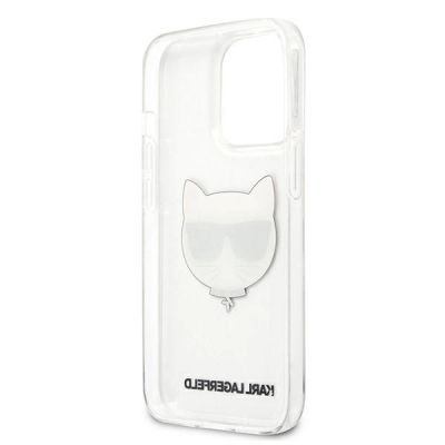 7. Karl Lagerfeld Choupette Head Case für iPhone 13 Pro Max - Transparent