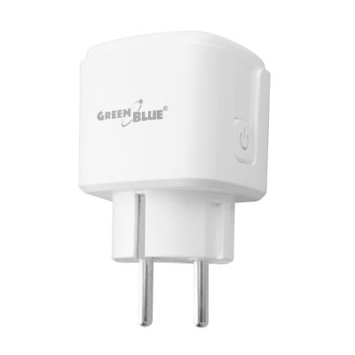 12. GREENBLUE WLAN-Steckdose mit Fernbedienung, kompatibel mit Android/iOS/Alexa/Google Home, Timer, Wattmeter, max. 16 A/3840 W GB735 W