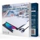 4. GEMBIRD Externer DVD-Brenner 8x, CD 24x USB 3.1 Slim Schwarzweiß