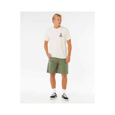 3. RIP CURL Vaporcool Search Stack Tee Herren Weiß