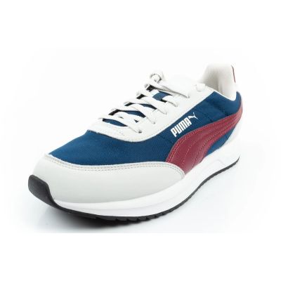 3. Puma Herren-Sportschuhe Sneaker R78 Lightwind bequem modisch grau marineblau