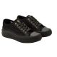 Lee Cooper Damen-Sportschuhe, Sneaker, schwarz, Plateau, Schnürung