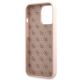 7. Guess GUHMP13LLSLMGLP iPhone 13 Pro / 13 6.1" Hellrosa/Hellrosa Hardcase Silikonschrift Gold Logo Magsafe